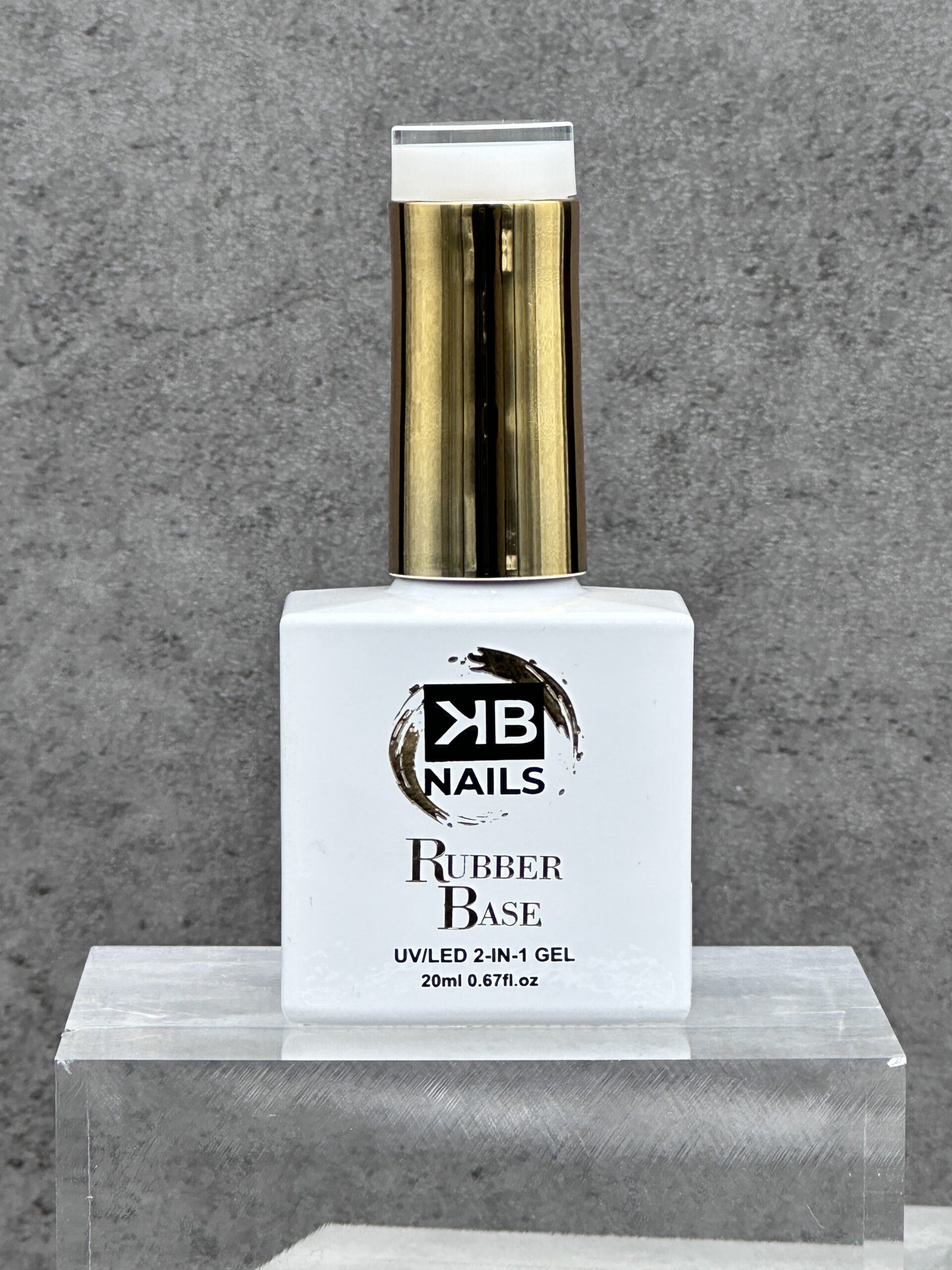 Milky Rubber Base – UV/LED 2-in-1 Gel (20 ML, Colored)