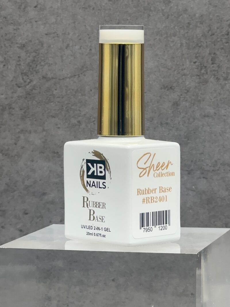 KB Nails Rubber Base 20 ml - Sheer Collection - (Copy)