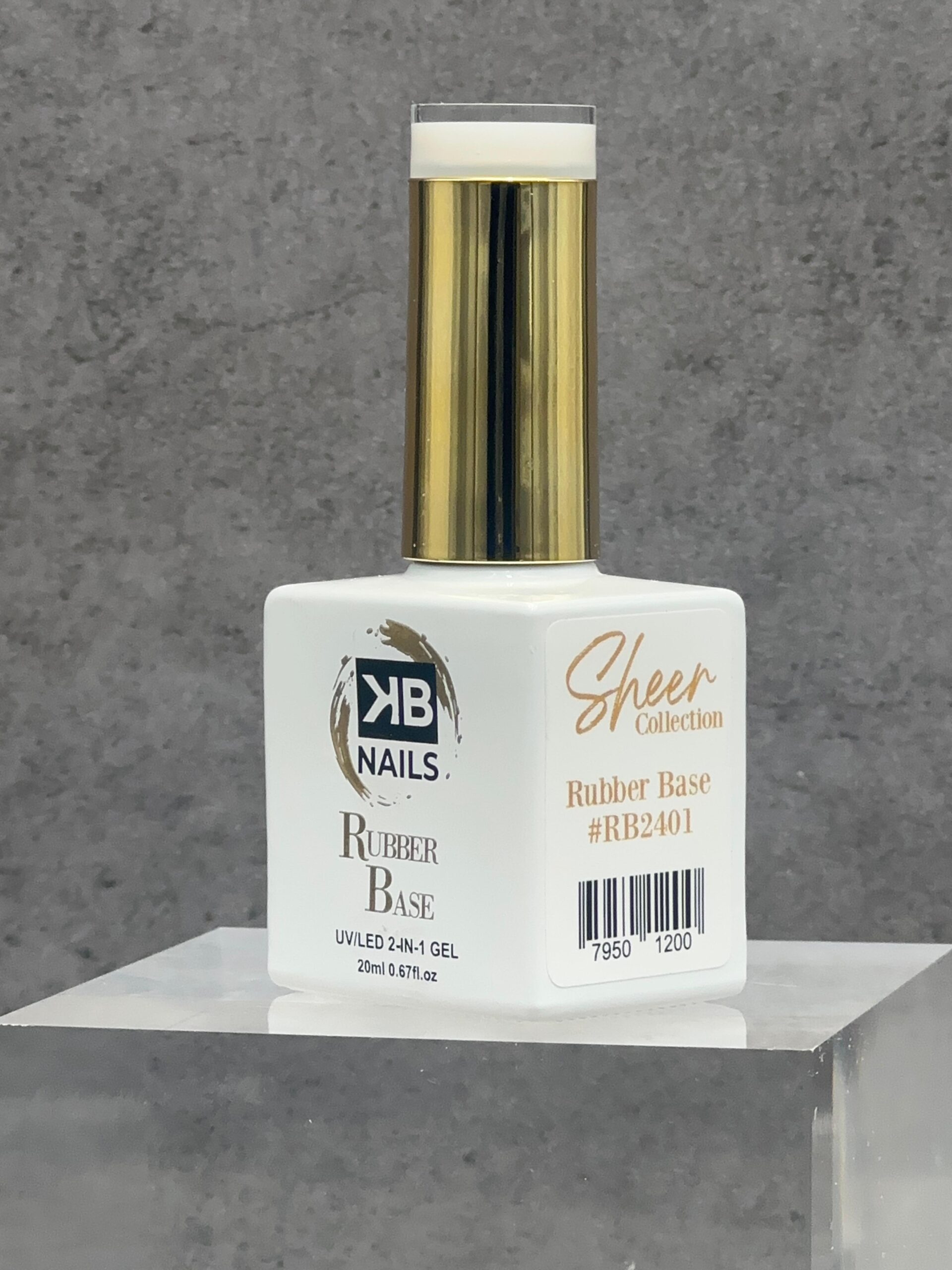 Sheer Collection - Rubber Base KB Nails - 20 ml