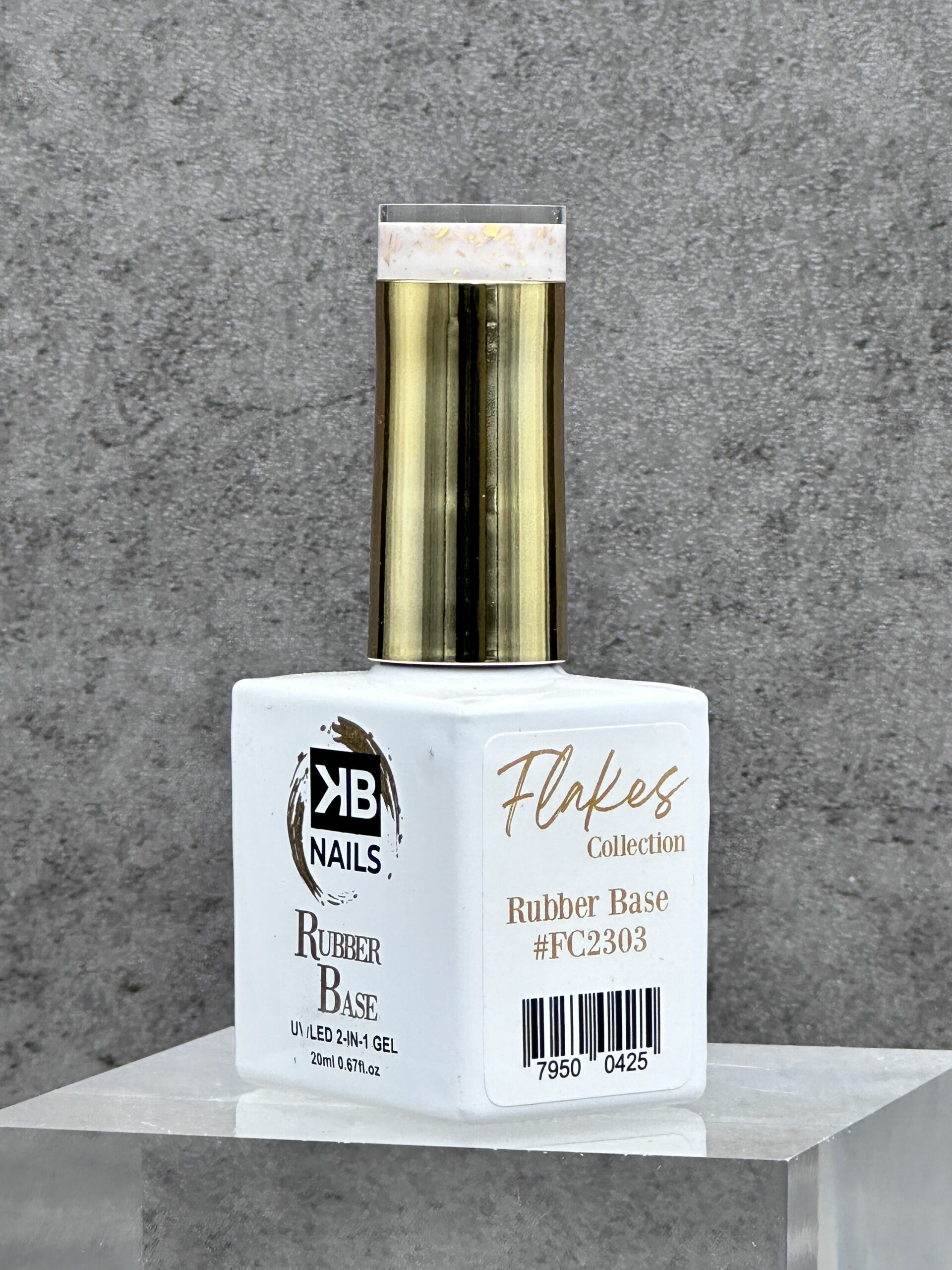 Flakes Collection - Rubber Base KB Nails - 20 ml